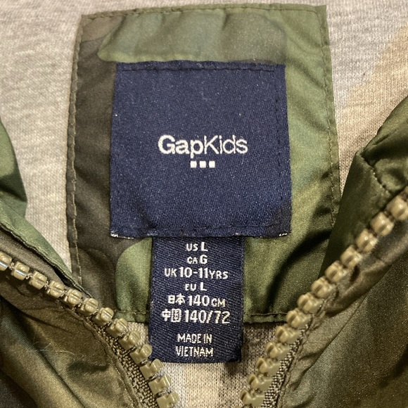 Gap Boys Camo Rain Jacket - Picture 3 of 3